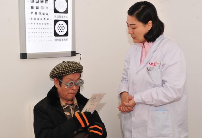 老花鏡多年不換危害大，佩戴前要做專業(yè)檢查
